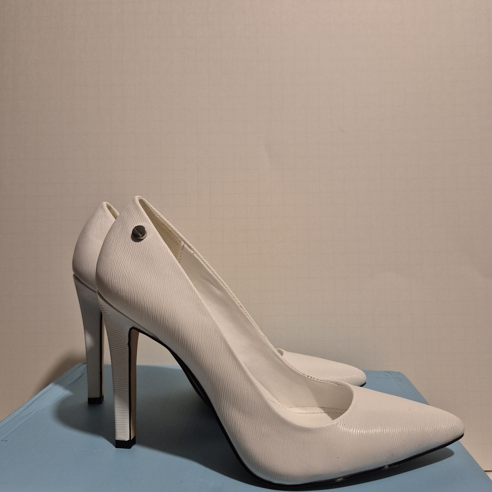 Calvin Klein Collection White Heels